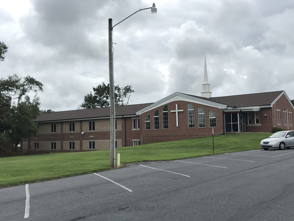 Brick Chimney Rebuild and Roof Replacement for Church in Dover, DE