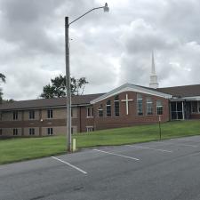 Brick Chimney Rebuild and Roof Replacement for Church in Dover, DE