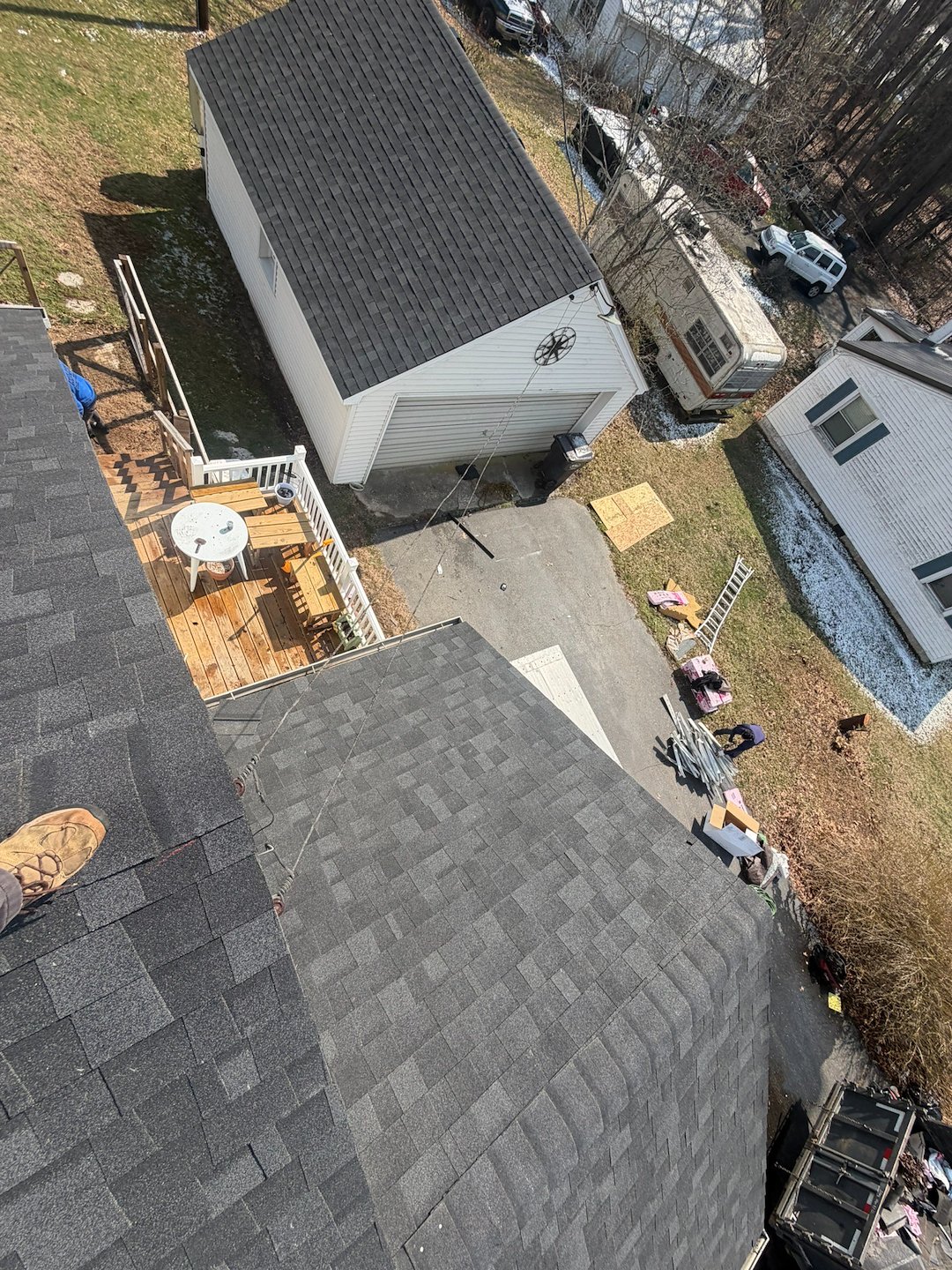 Lifetime Shingle Replacement for House and Garage 